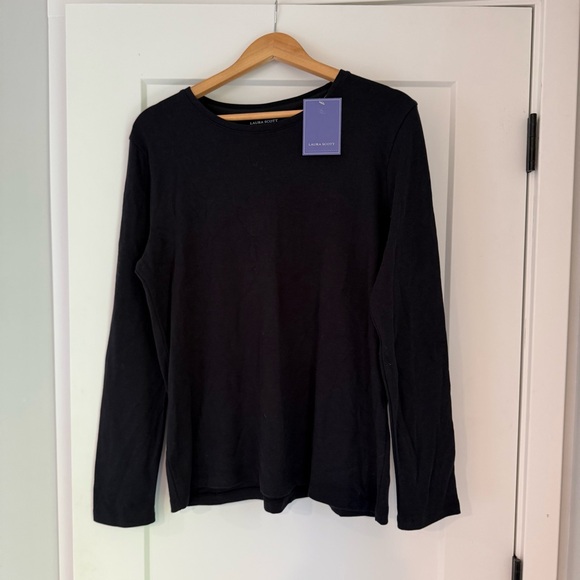 NWT Laura Scott Women’s Long Sleeve Shirt layering - Sz Large - Picture 1 of 4